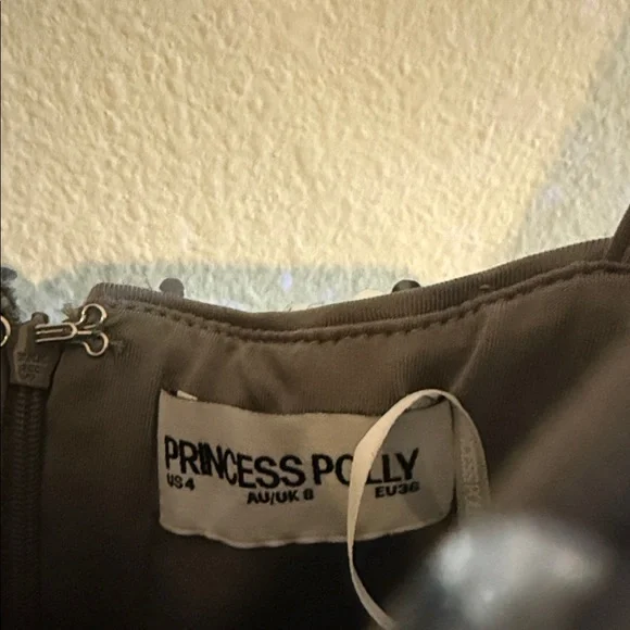 Princess Polly Silver Sequin Mini Dress - Picture 5 of 5